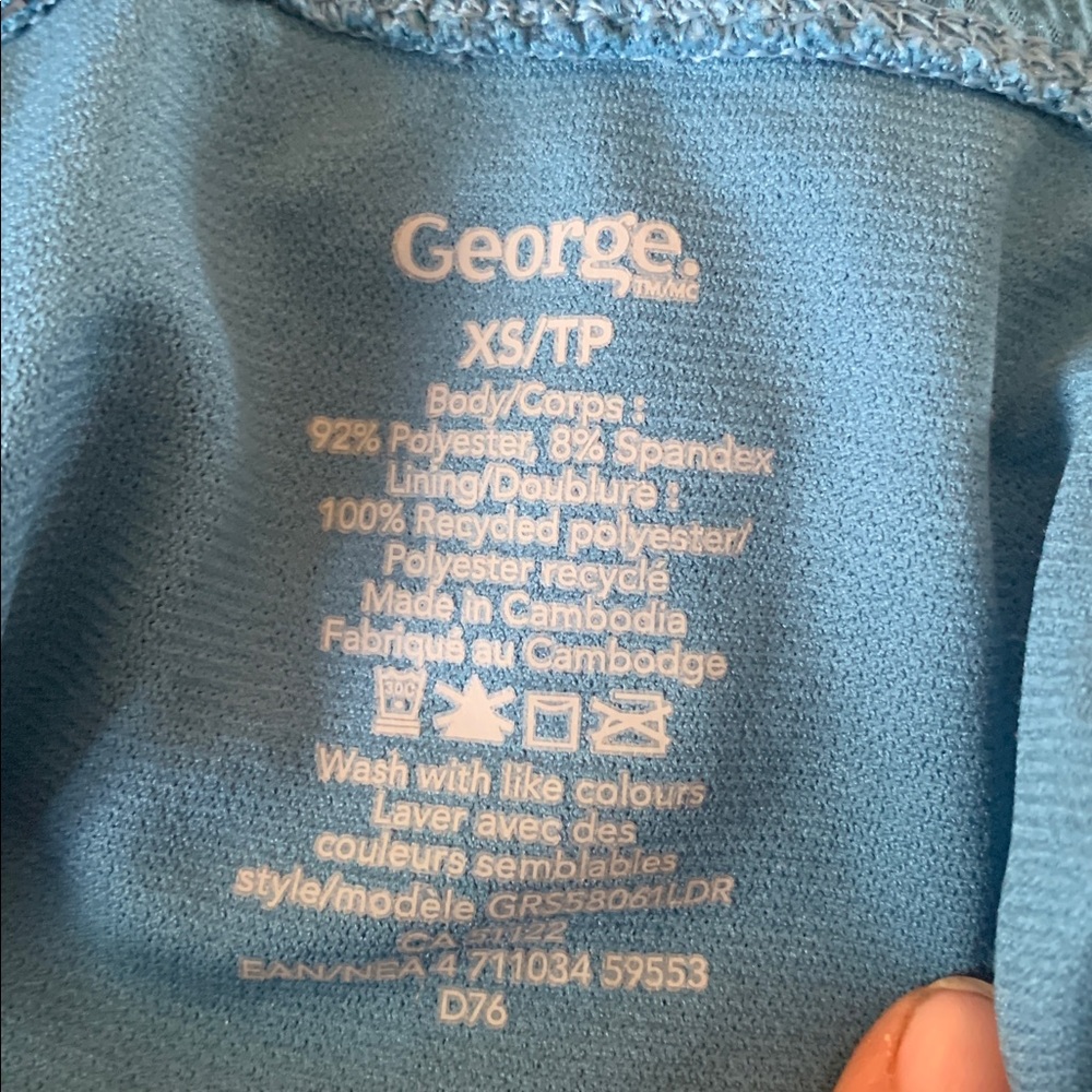 3 George ribbed one piece swimsuits - Picture 5 of 5